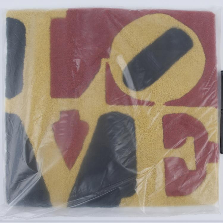 Hauptbild zu Objekt, Carpet 'Liebe Love', Robert Indiana, 132A 90