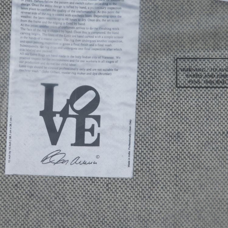 Bild 1 zu Objekt, Carpet 'Liebe Love', Robert Indiana, 132A 90