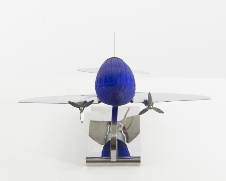 Bild 2 zu Objekt, 'Dakota DC 3' table light, 1930s, Sarsaparilla Deco Designs, New York, 133B 205