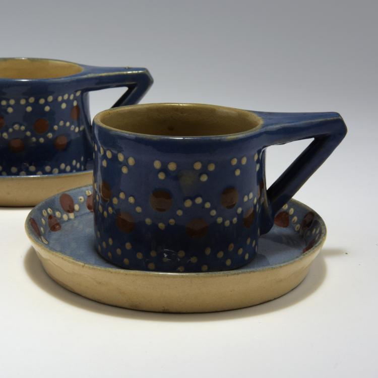 Bild 1 zu Objekt, Drei Tassen, Sahnekanne, Zuckerdose, um 1904, Henry van de Velde, Gebauer, Carl, B&uuml;rgel, 132B 800