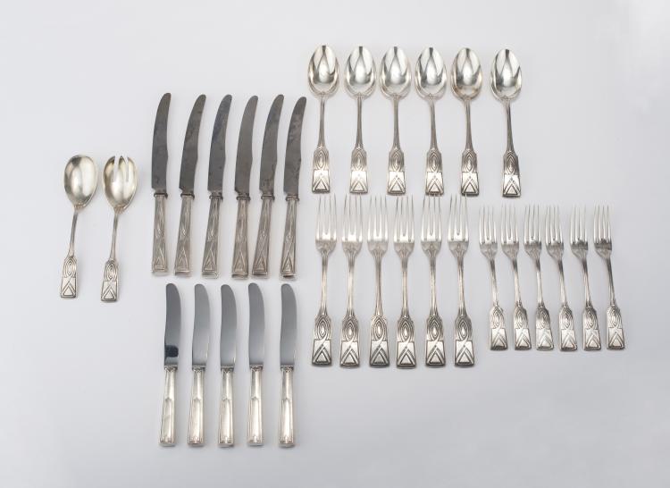 Bild 1 zu Objekt, 'House Behrens' cutlery, Peter Behrens, R&uuml;ckert, M. J., Mainz, 132B 993