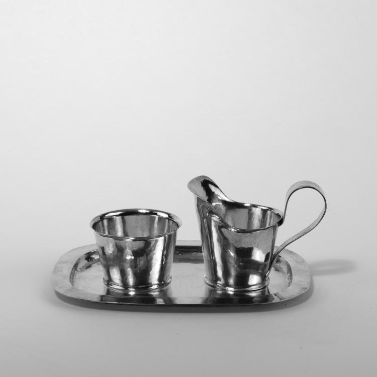 Hauptbild zu Objekt, Milk and sugar set, c1930, Wolfgang T&uuml;mpel, T&uuml;mpel, Wolfgang, 133A 11