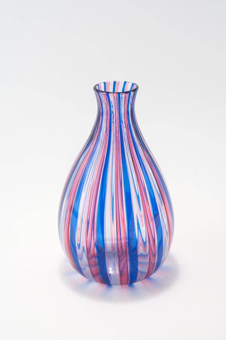 Bild 1 zu Objekt, 'A fasce' vase, c1954, Fulvio Bianconi, Venini & C., Murano, 134C 592