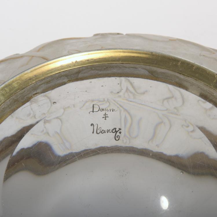 Bild 2 zu Objekt, Schale mit Silbermontierung 'Volubilis', 1885-90, Daum Fr&egrave;res, Nancy, 132B 175