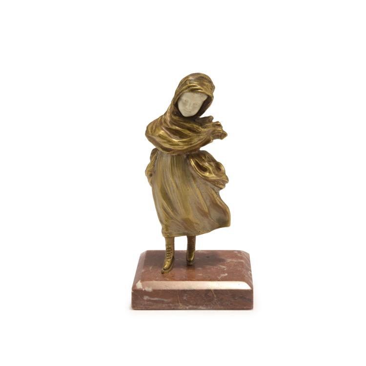 Hauptbild zu Objekt, Ice skater, 1920s, Affortunato Gory, Gory, Affortunato, 132B 622