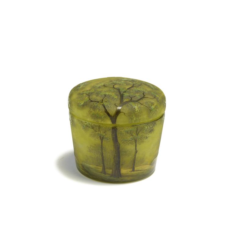 Hauptbild zu Objekt, 'Arbres en &eacute;t&eacute;' jar, 1903-05, Daum Fr&egrave;res, Nancy, 132B 214