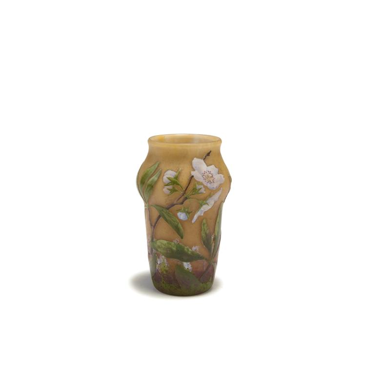 Hauptbild zu Objekt, 'Pommier en fleurs' vase, c1905, Daum Fr&egrave;res, Nancy, 132B 228