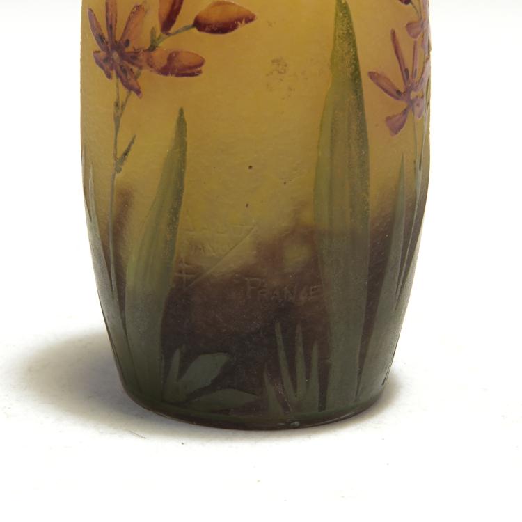 Bild 3 zu Objekt, 'Montbretias' vase, 1910, Henri Berg&eacute;, Daum Fr&egrave;res, Nancy, 132B 238