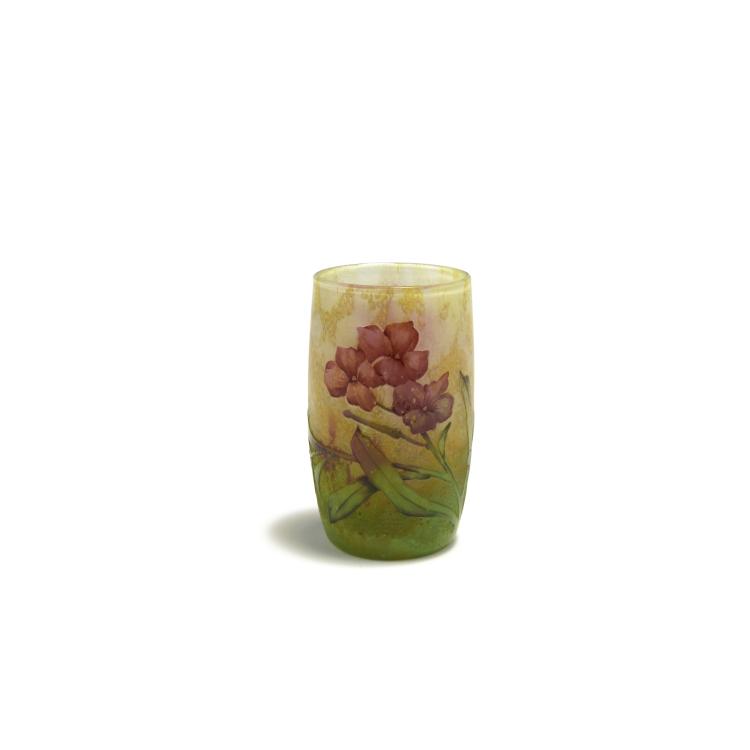 Hauptbild zu Objekt, 'Ol&eacute;andre' vase, c1912, Daum Fr&egrave;res, Nancy, 132B 271