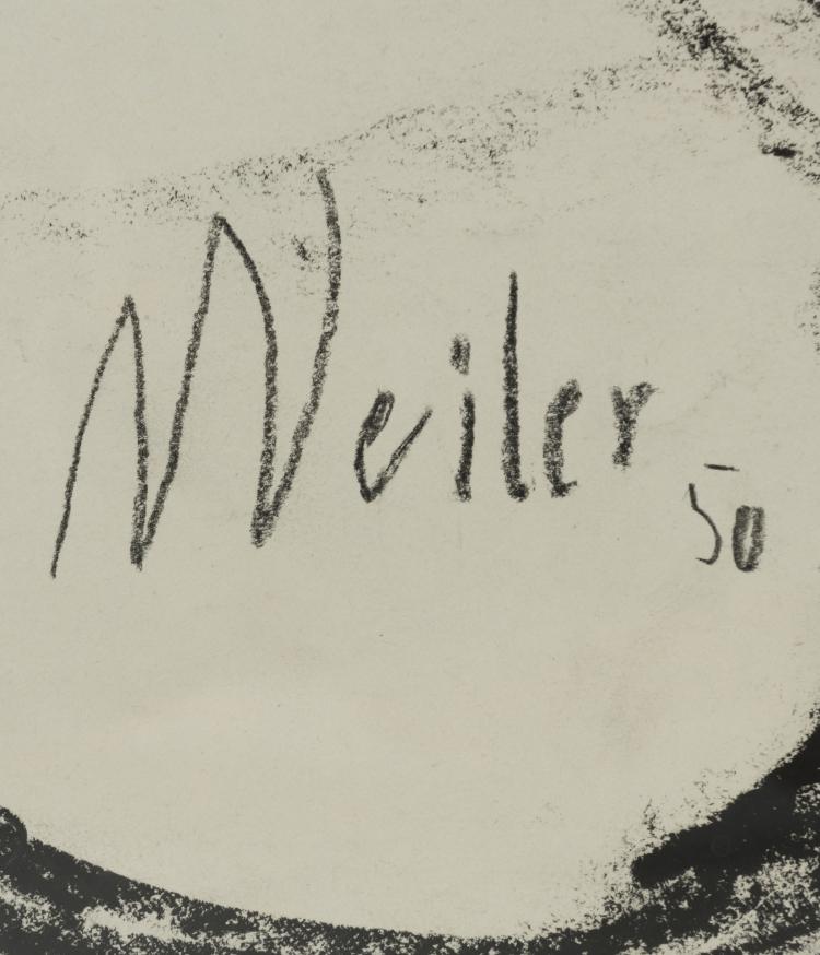 Bild 1 zu Objekt, Ohne Titel (R&uuml;ckenakt), 1950, Max Weiler, 132A 45