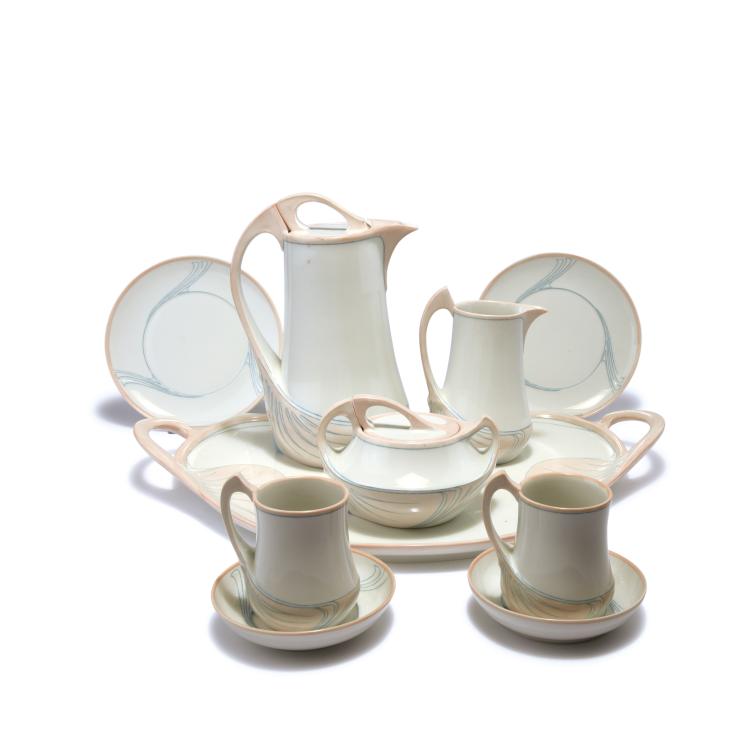 Hauptbild zu Objekt, Dejeuner 'Saxonia', 1904, Otto E. Voigt, Meissen, StPM, 132B 771