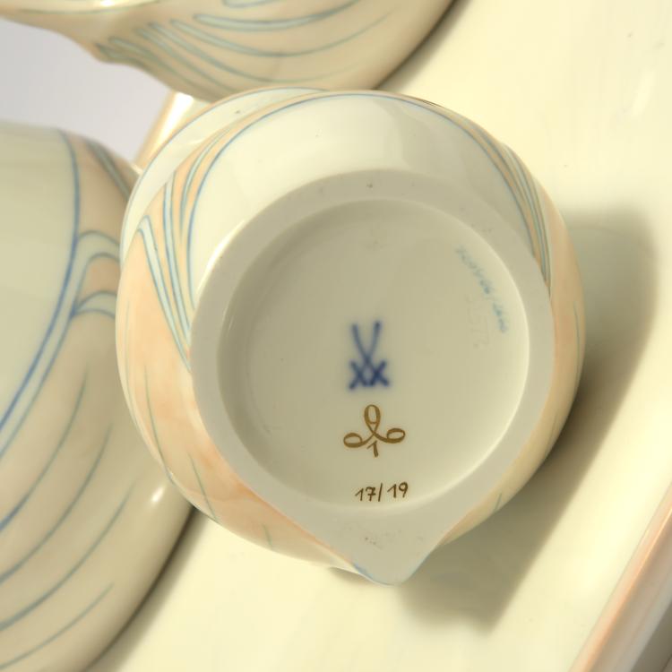 Bild 6 zu Objekt, Dejeuner 'Saxonia', 1904, Otto E. Voigt, Meissen, StPM, 132B 771