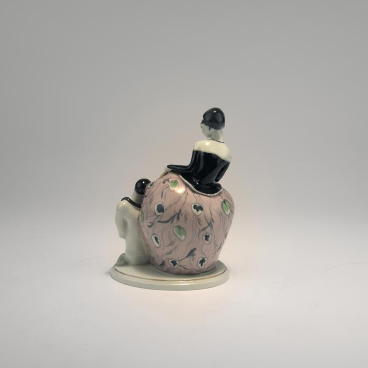 Bild 2 zu Objekt, Lady and Pierrot, 1920s, Ens, Karl, Volkstedt, 132B 702