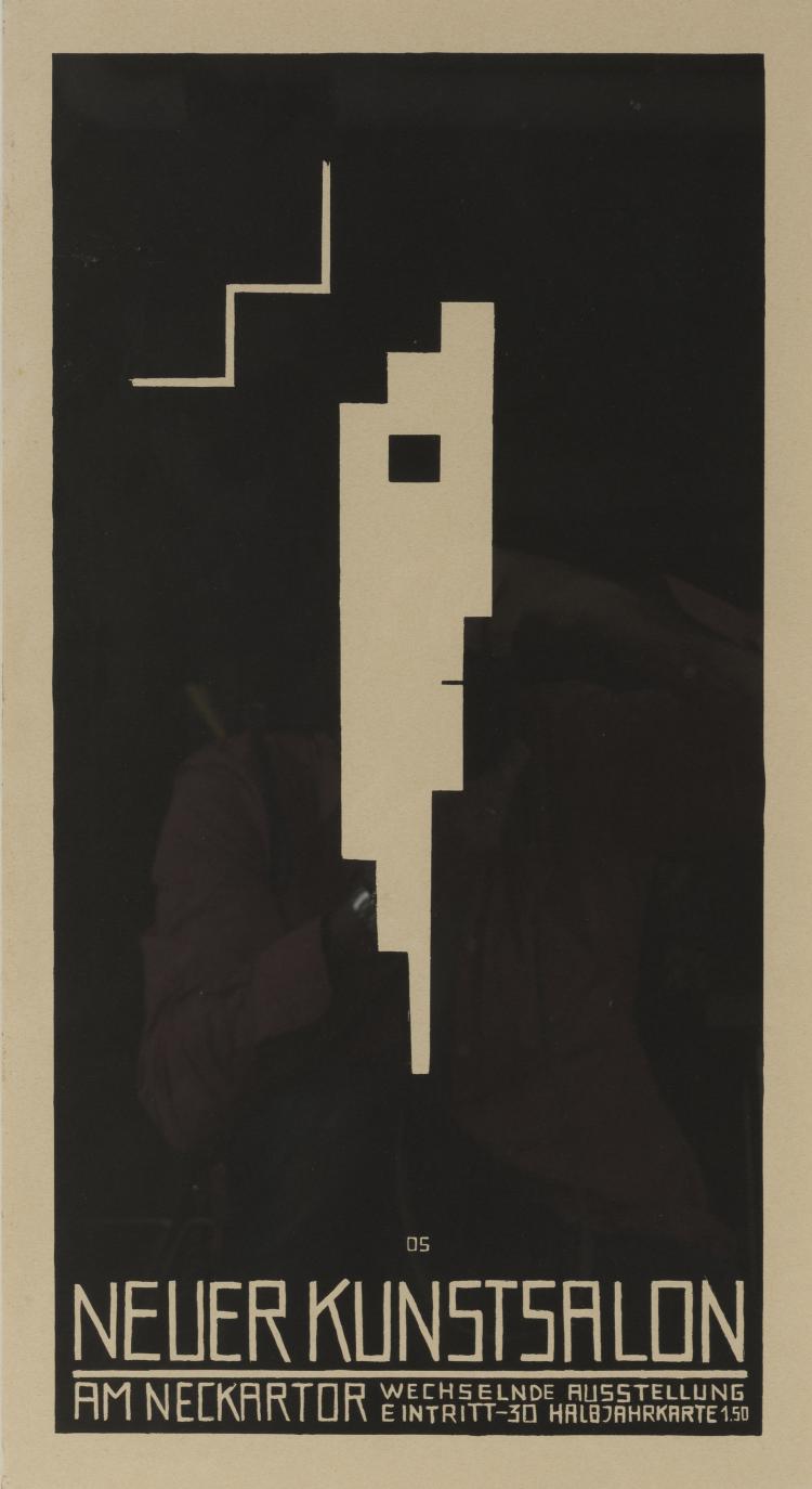 Hauptbild zu Objekt, 'Neuer Kunstsalon Stuttgart', 1913, authorised reprint prior to 1987, Oskar Schlemmer, 134B 262