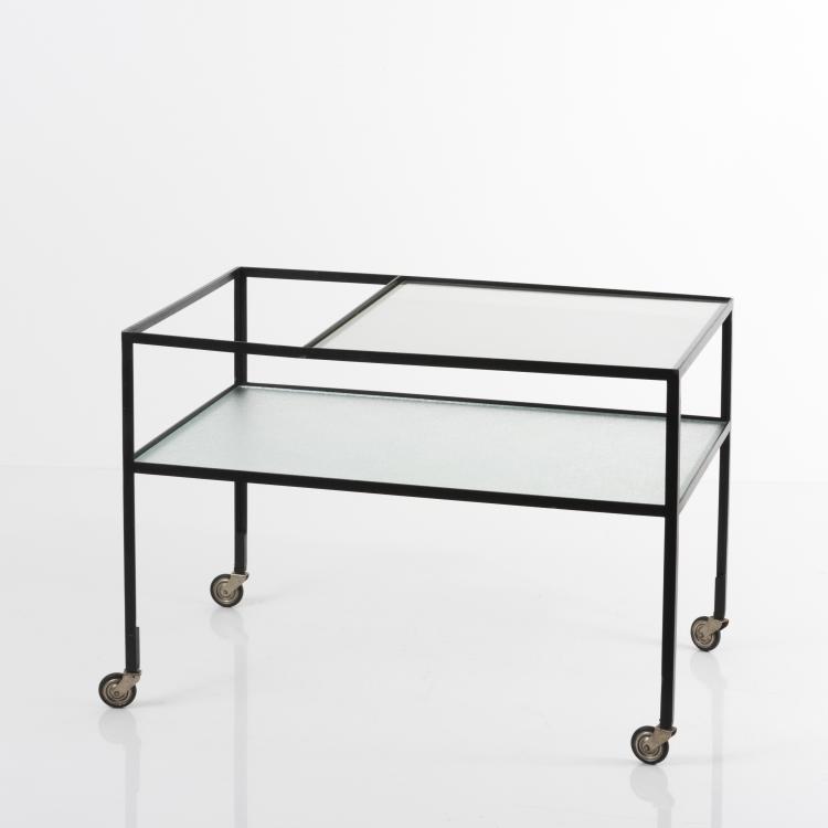 Bild 2 zu Objekt, Serving trolley, 1956, Herbert Hirche, Holz&auml;pfel, Christian, KG, Ebhausen, 133A 98