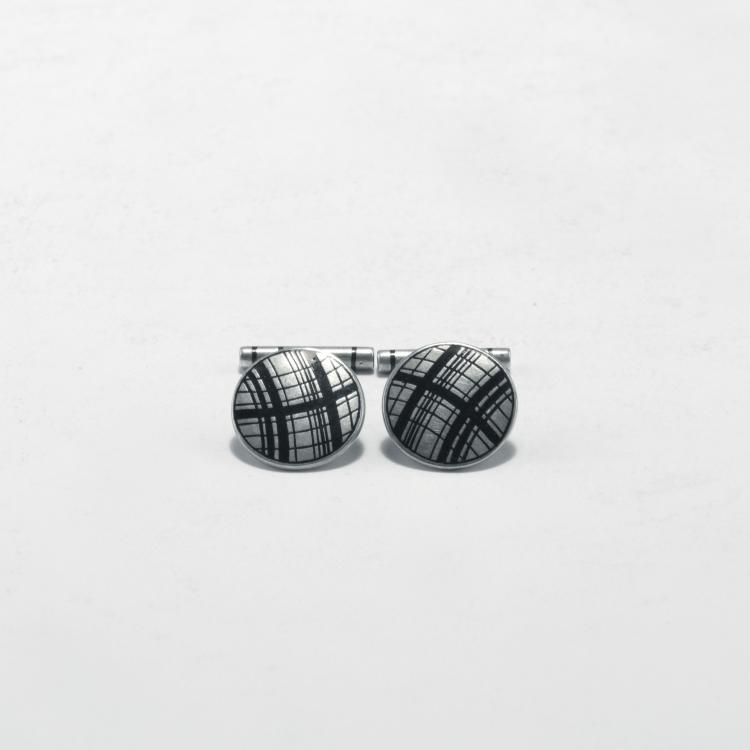 Hauptbild zu Objekt, Paar Manschettenkn&ouml;pfe, um 1920, Josef Hoffmann, Wiener Werkst&auml;tte, 132B 1048