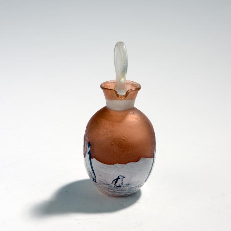 Bild 2 zu Objekt, Flakon 'Pingouins', um 1900, Daum Fr&egrave;res, Nancy, 132B 201