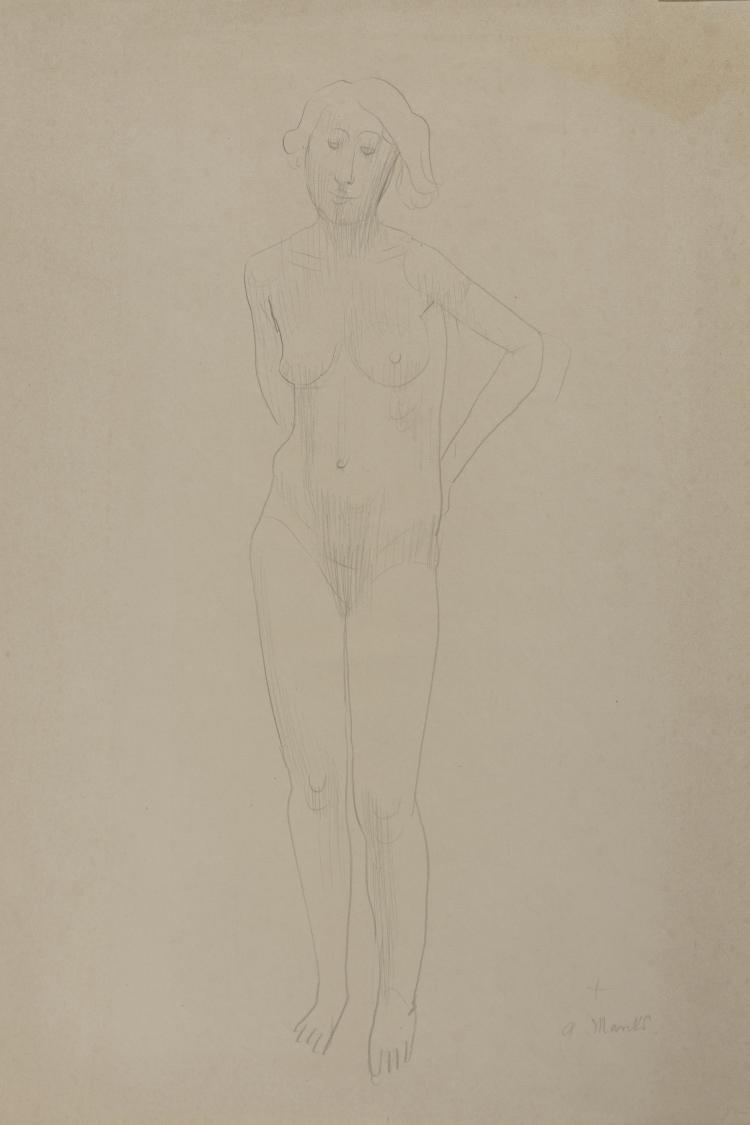 Hauptbild zu Objekt, Untitled (Female Nude), Gerhard Marcks, 132A 15