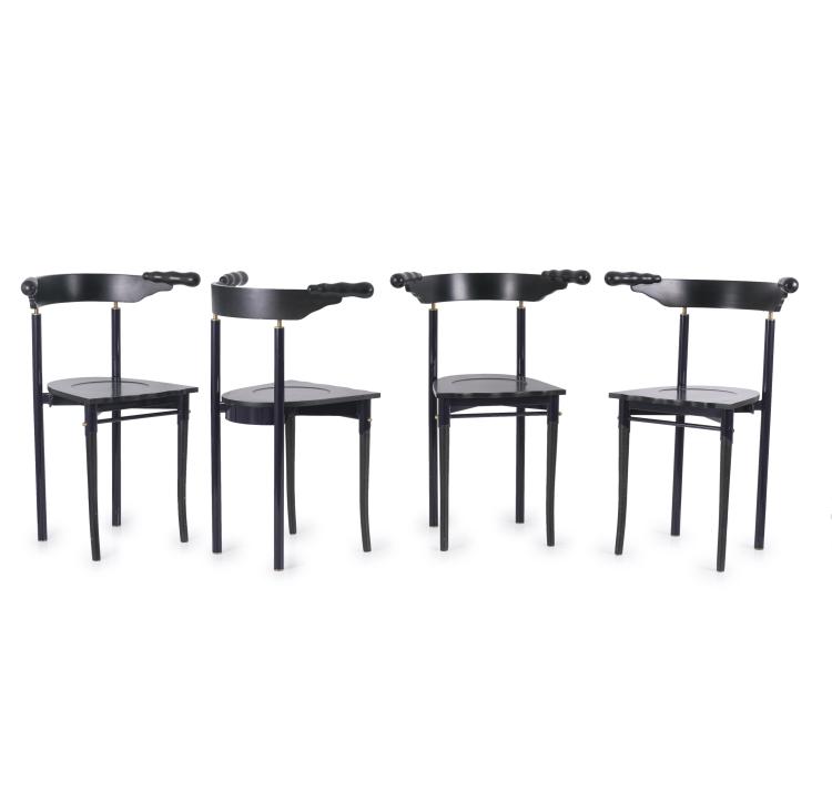 Hauptbild zu Objekt, Four 'Jansky' chairs, 1987, Bořek &Scaron;&iacute;pek, Driade, Caorso, 133B 635
