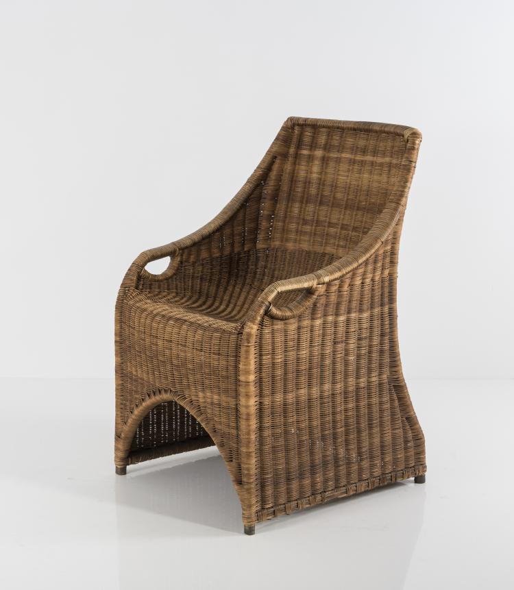 Hauptbild zu Objekt, Wickerchair, 1906, Richard Riemerschmid, Reimann, Theodor, Dresden, 134B 256
