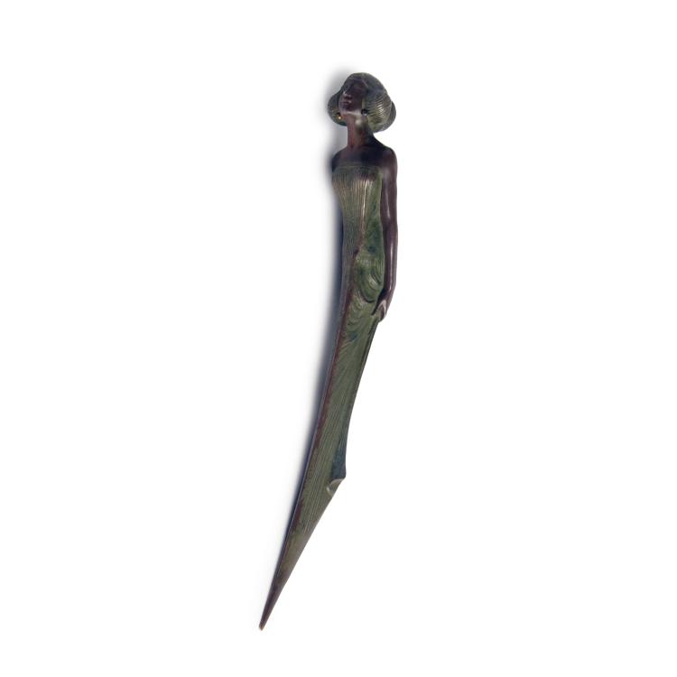 Hauptbild zu Objekt, Paper knife, c1900, Gurschner, Gustav, Wien (wohl), 132B 840