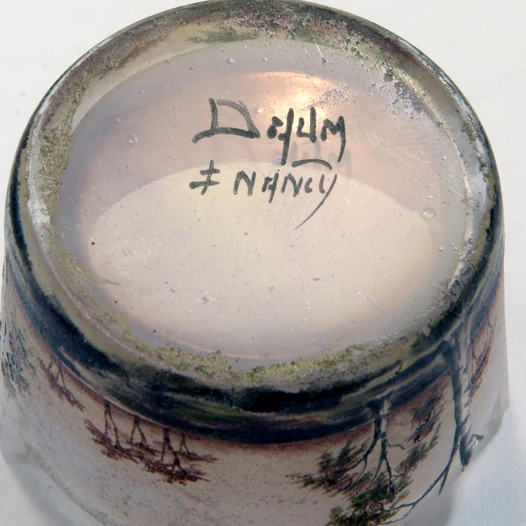 Bild 2 zu Objekt, Salzgef&auml;&szlig; 'Paysage mauve', 1907, Daum Fr&egrave;res, Nancy, 132B 235