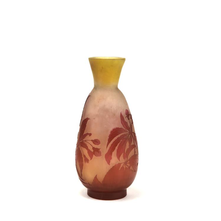 Bild 1 zu Objekt, Vase 'Cerisier en fleurs', 1906-14  falsches Foto, Gall&eacute;, Emile, Nancy, 132B 355