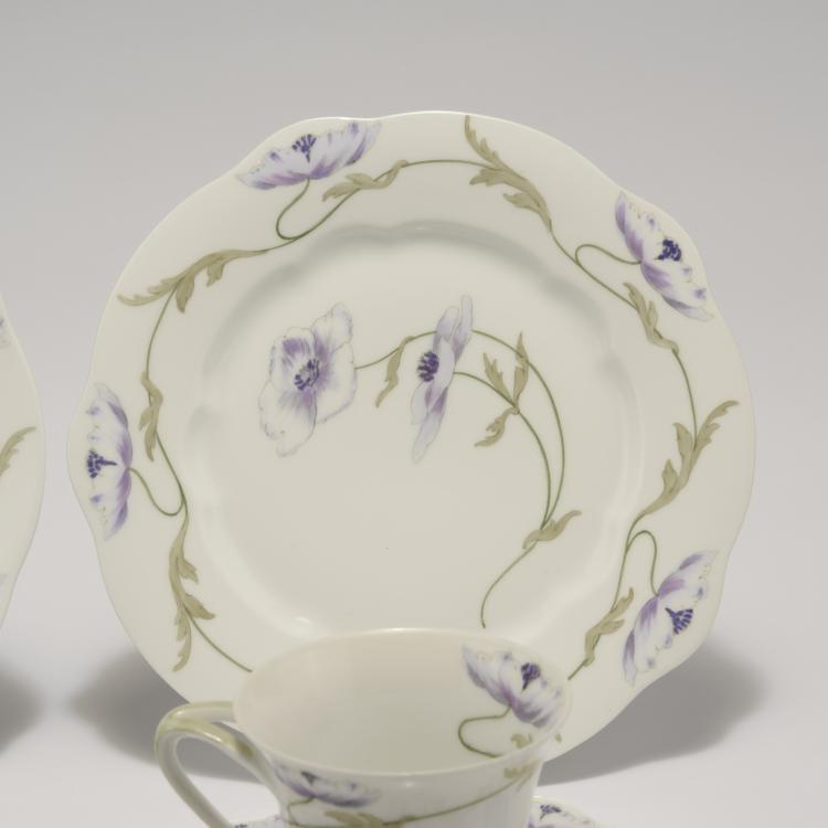 Bild 2 zu Objekt, Zwei Gedecke 'Modern' mit Dekor 1322, um 1900, Max Rossbach, Nymphenburg, KPM, 132B 778