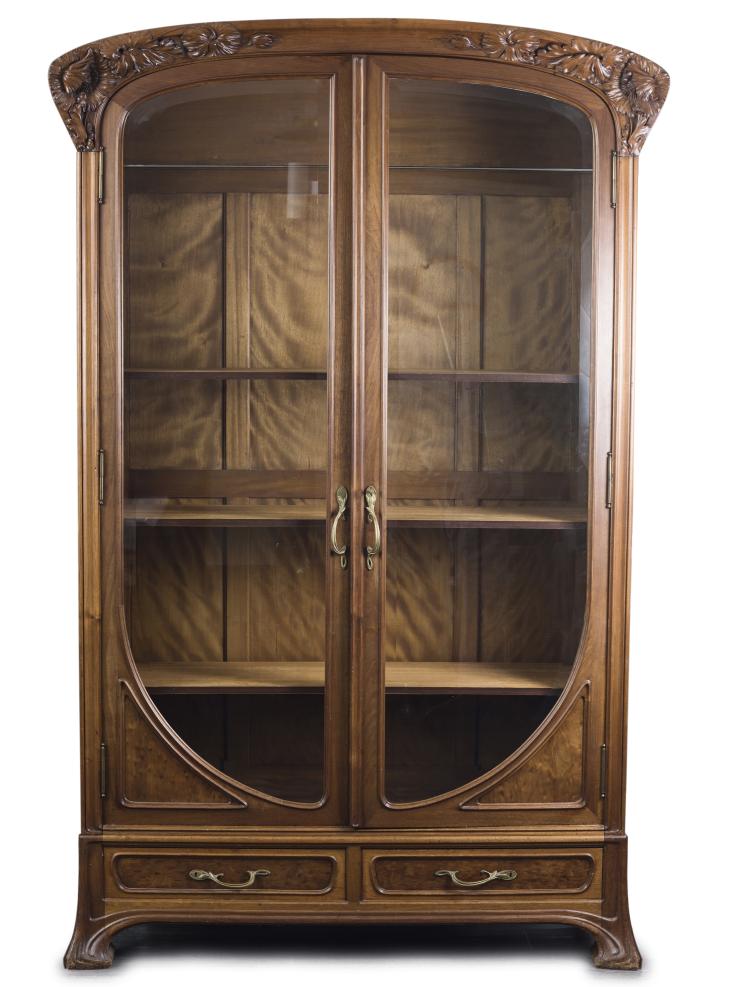 Hauptbild zu Objekt, Gro&szlig;e Schlafzimmervitrine 'Pavots', 1905, Edouard Diot, Paris, 132B 575