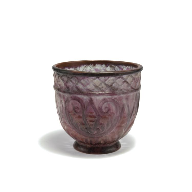 Hauptbild zu Objekt, 'Volutes et losanges' vase, 1927, Gabriel Argy-Rousseau, Argy-Rousseau, Gabriel, Paris, 132B 168