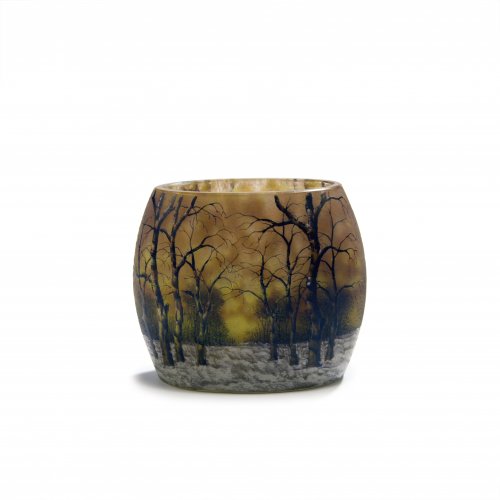 Vase 'Crépuscule neige' oder 'Arbres en hiver', um 1905