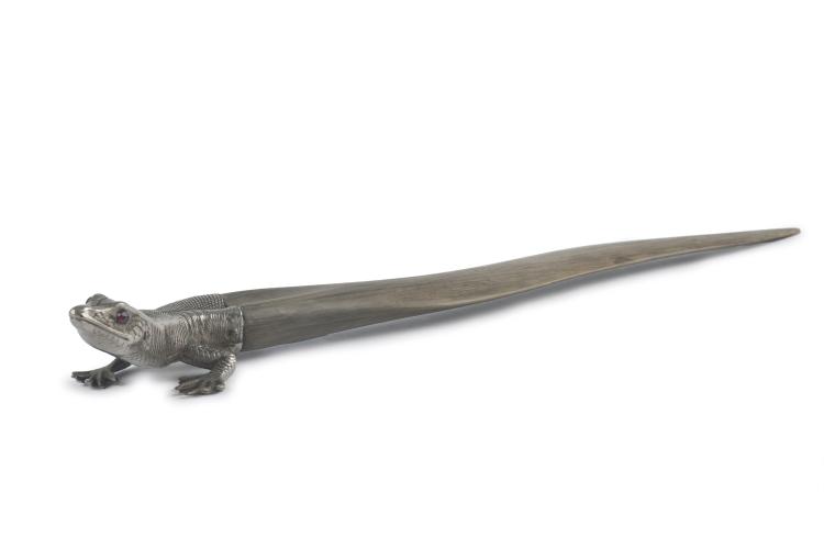 Hauptbild zu Objekt, 'Lizard' paper knife, 1920s, Frankreich, 132B 836