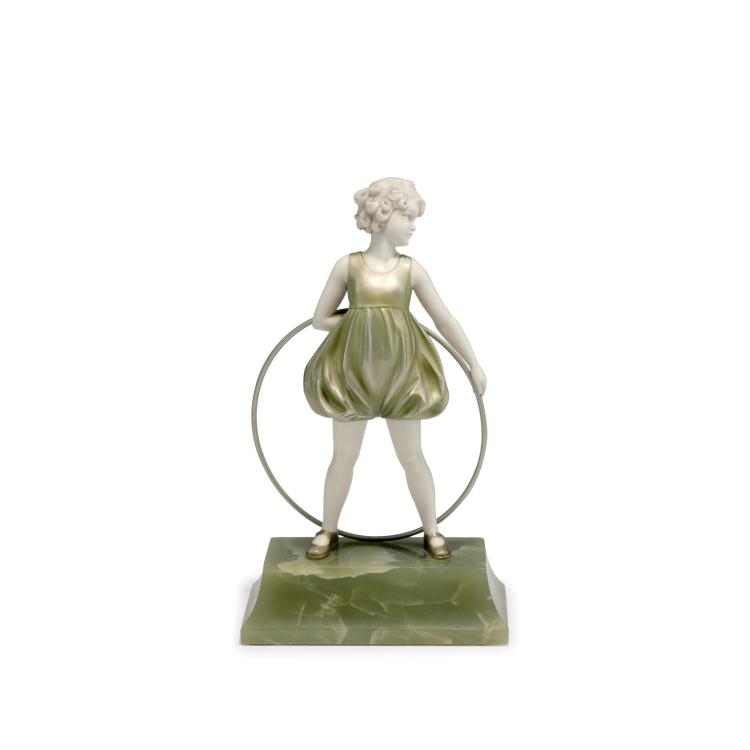 Bild 4 zu Objekt, 'Hoop Girl', c1930, Ferdinand Preiss, 132B 664