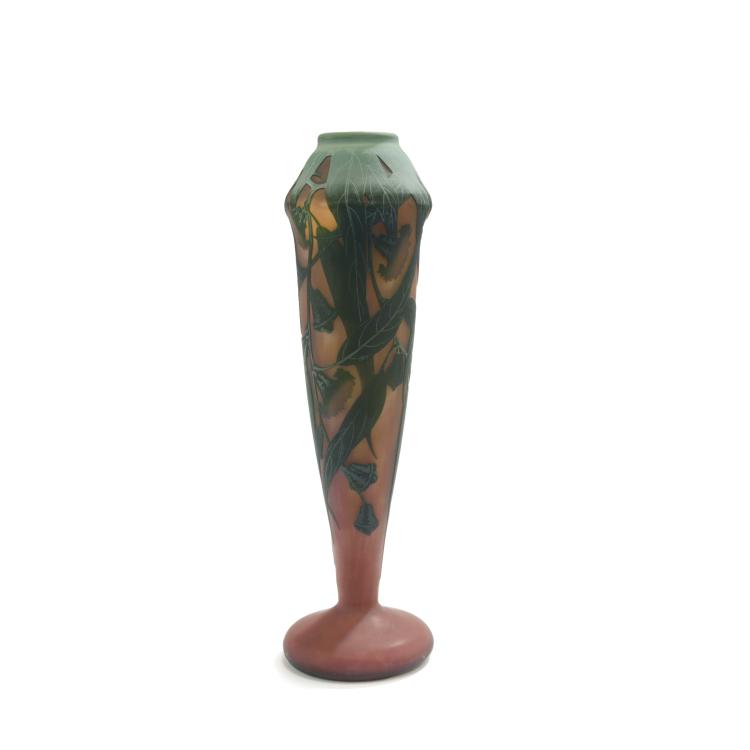 Hauptbild zu Objekt, 'Eucalyptus' vase, 1913, Daum Fr&egrave;res, Nancy, 132B 273