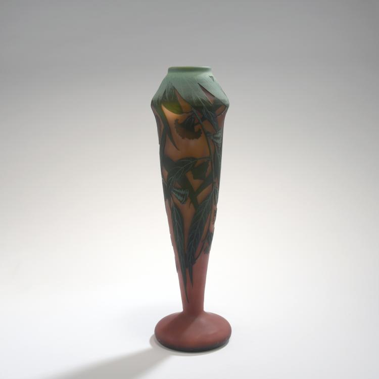 Bild 1 zu Objekt, 'Eucalyptus' vase, 1913, Daum Fr&egrave;res, Nancy, 132B 273