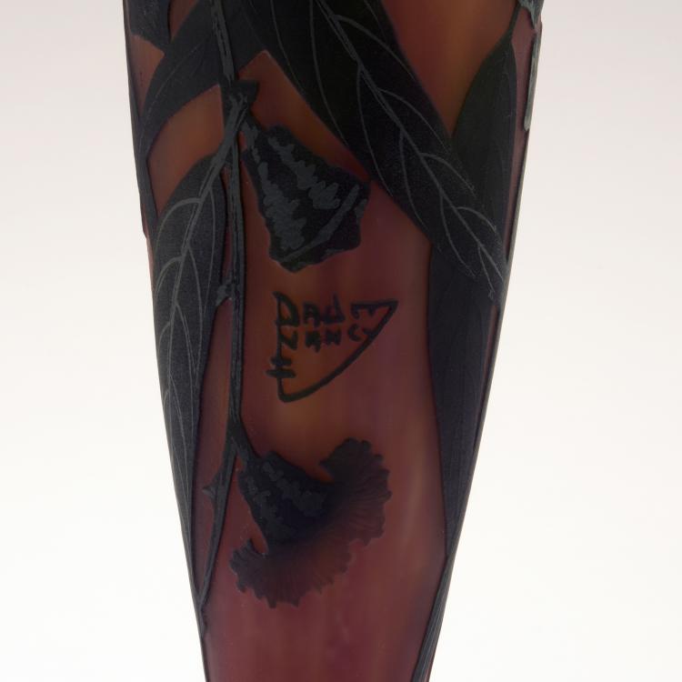 Bild 2 zu Objekt, 'Eucalyptus' vase, 1913, Daum Fr&egrave;res, Nancy, 132B 273