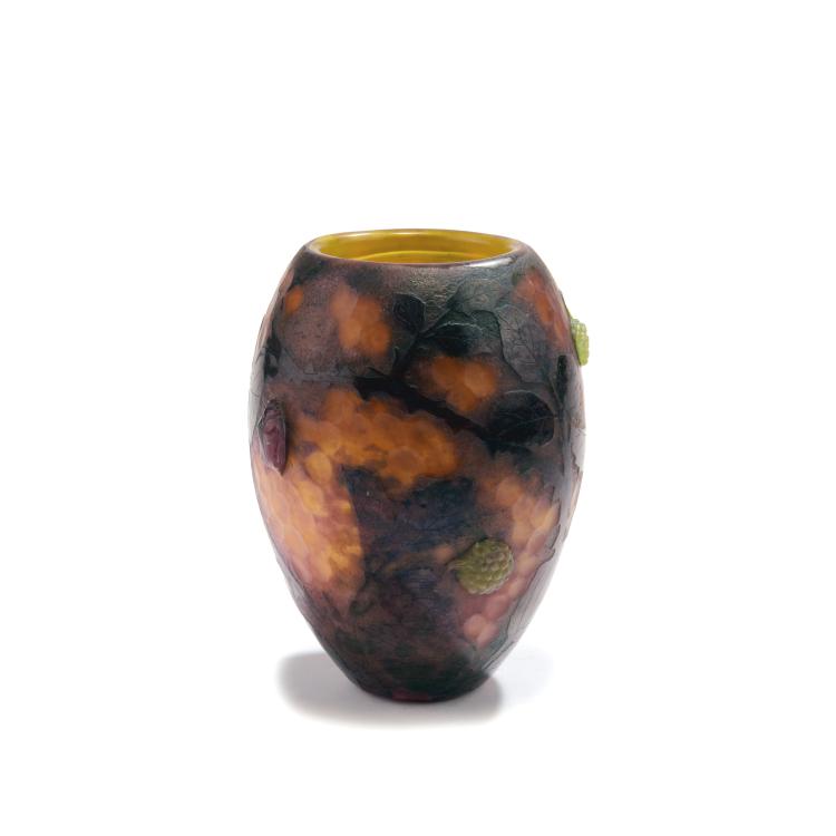 Hauptbild zu Objekt, 'M&ucirc;res' vase, 1904, Daum Fr&egrave;res, Nancy, 132B 215