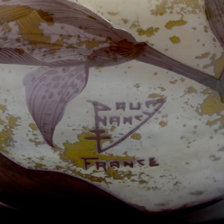 Bild 2 zu Objekt, Vase 'Lys tigr&eacute;', um 1924, Daum Fr&egrave;res, Nancy, 132B 295