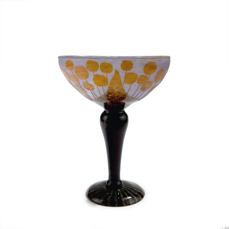 Hauptbild zu Objekt, 'Cerises' goblet, 1918-21, Schneider, Epinay-sur-Seine, 132B 446
