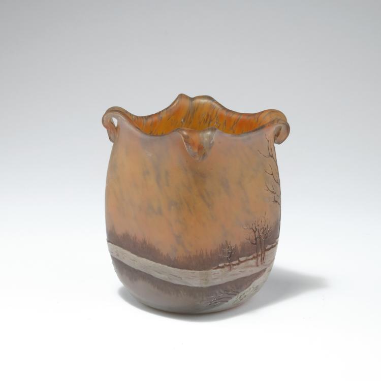 Bild 1 zu Objekt, 'Arbres en hiver' vase, c1910, Legras & Cie., Saint-Denis, 132B 424