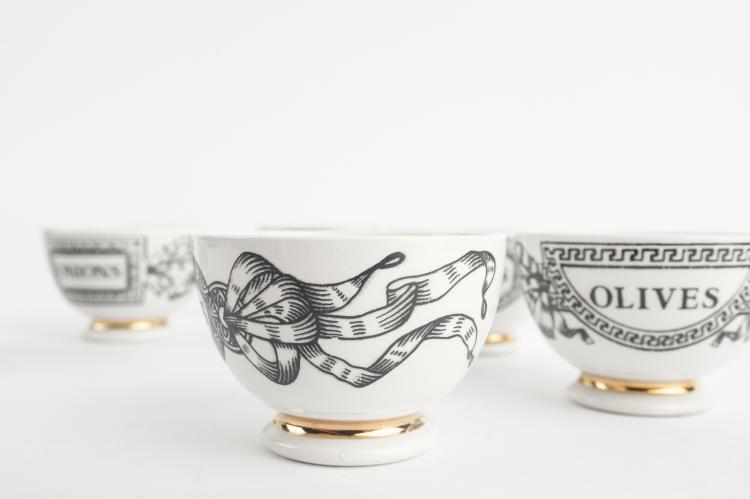 Bild 2 zu Objekt, Six 'Antipasti' dishes, 1950/60s, Piero Fornasetti, Fornasetti, Mailand, 133B 561