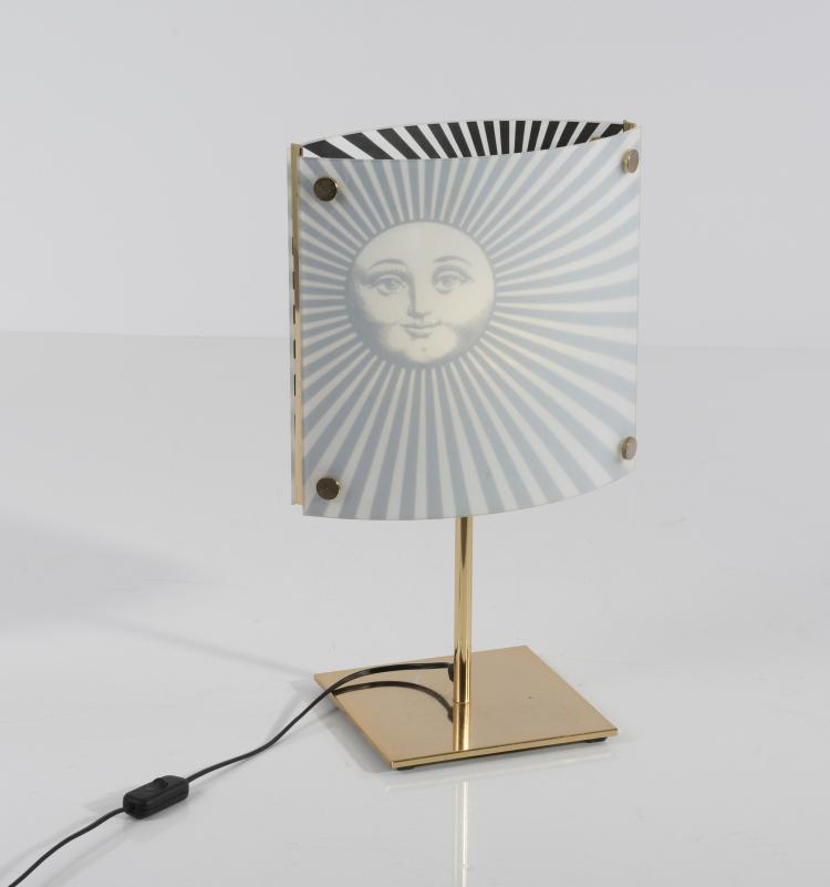 Bild 1 zu Objekt, 'Sole' table light, c1995, Barnaba Fornasetti, Antonangeli Illuminazione, Paderno Dugnano/ Mailand; Fornasetti, Mailand, 133B 598