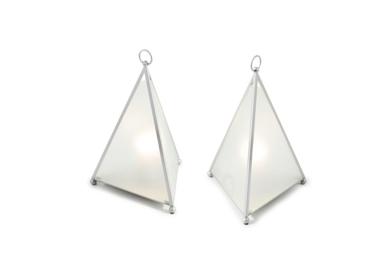 Hauptbild zu Objekt, Two 'Freemason' table lights, c1995, Barnaba Fornasetti, Antonangeli Illuminazione, Paderno Dugnano/ Mailand; Fornasetti, Mailand, 133B 597