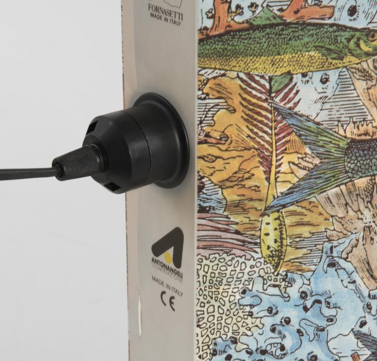 Bild 3 zu Objekt, 'Aquario medio' table light, c1995, Barnaba Fornasetti, Antonangeli Illuminazione, Paderno Dugnano/ Mailand; Fornasetti, Mailand, 133B 601