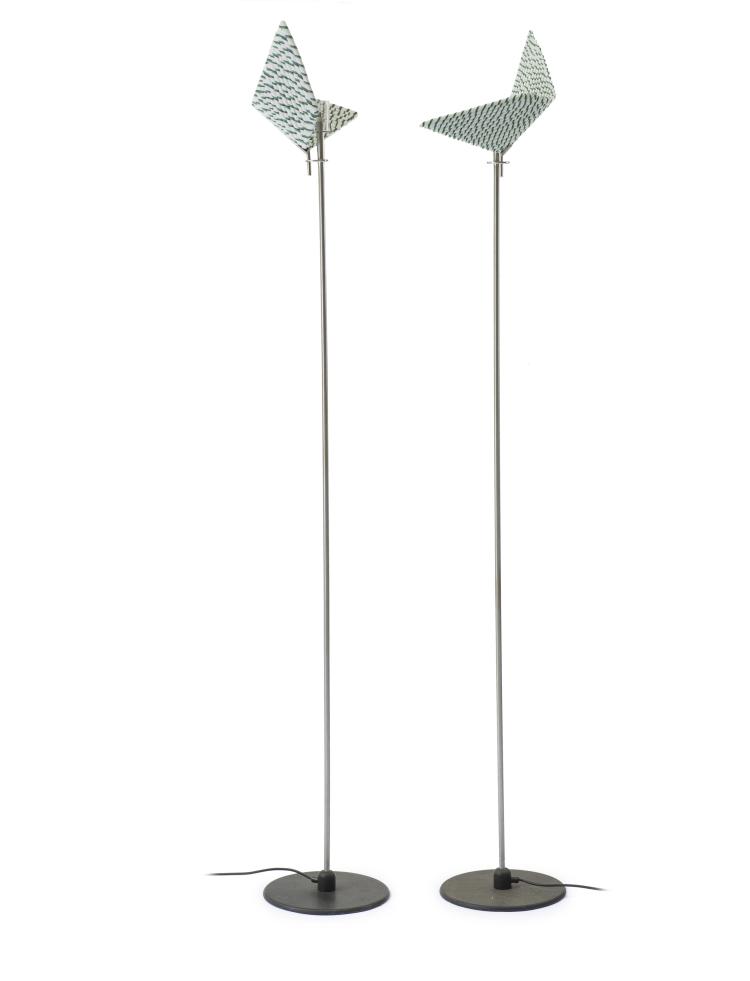 Hauptbild zu Objekt, Two 'Sigul' floor lamps, 1983, Laura Diaz de Santillana, Venini & C., Murano, 134A 247