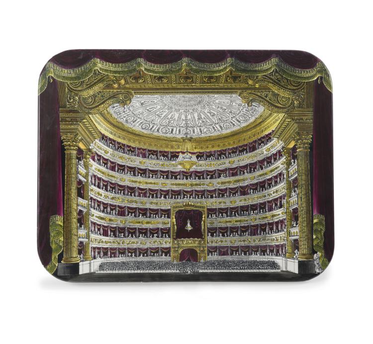 Hauptbild zu Objekt, 'Interno Teatro alla Scala' tray, c1955, Piero Fornasetti, Fornasetti, Mailand, 133B 572