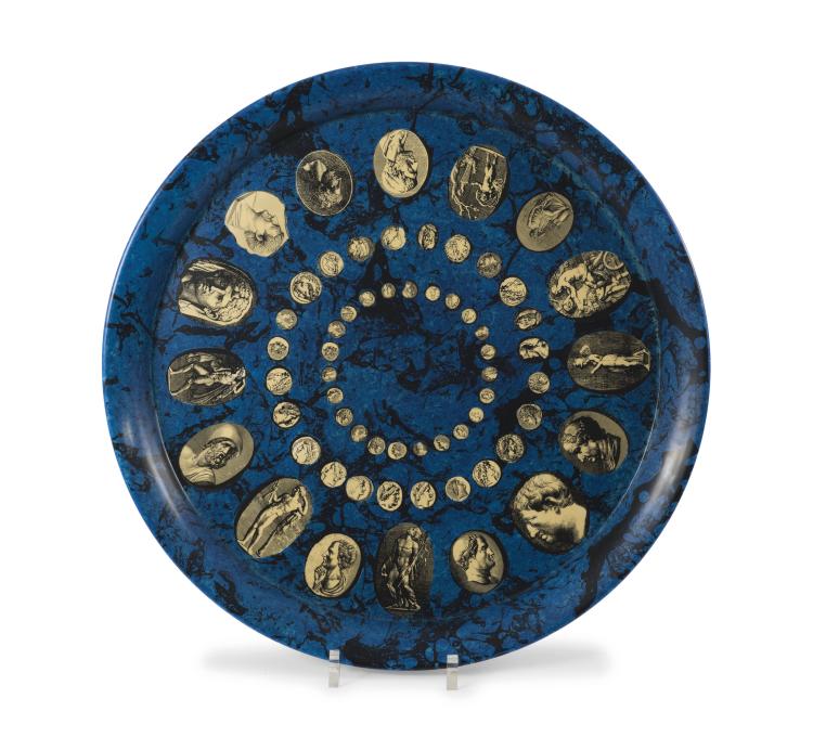 Hauptbild zu Objekt, Tablett 'Cammei', 1960er Jahre, Piero Fornasetti, Fornasetti, Mailand, 133B 579