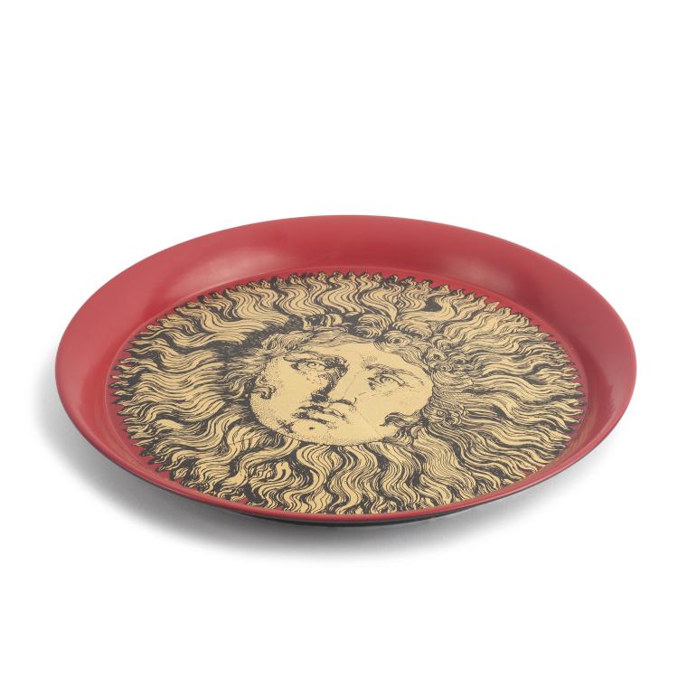 Hauptbild zu Objekt, 'Re Sole' tray, 1960s, Piero Fornasetti, Fornasetti, Mailand, 133B 583