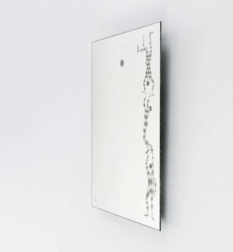 Bild 1 zu Objekt, Tall illuminated 'Arlecchino' mirror, 2000s, Barnaba Fornasetti, Fornasetti, Mailand; Antonangeli Illuminazione, Paderno Dugnano/ Mailand, 133B 604
