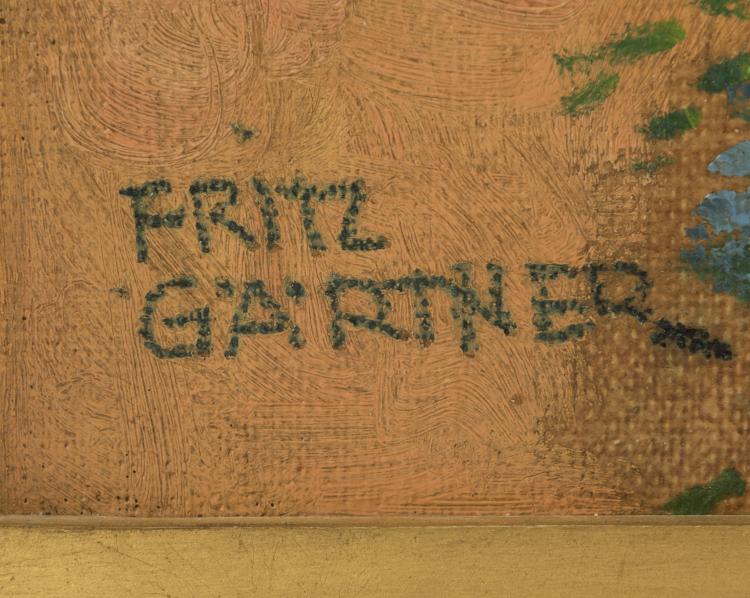 Bild 1 zu Objekt, 'Fr&uuml;hling in der G&auml;rtnerei', um 1910, Fritz G&auml;rtner, 132A 5